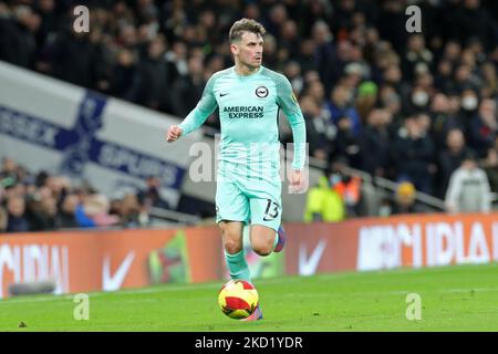 Pascal Gross, centrocampista di Brighton, in azione durante la partita della fa Cup tra Tottenham Hotspur e Brighton e Hove Albion allo stadio Tottenham Hotspur, Londra, sabato 5th febbraio 2022. (Foto di Jon Bromley/MI News/NurPhoto) Foto Stock