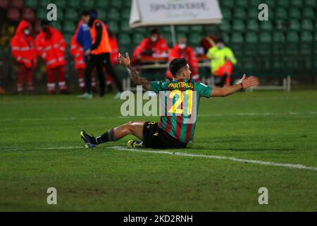 PartiPilo Anthony (Ternana) durante la partita di calcio italiana Serie B Ternana Calcio vs AC Monza il 15 febbraio 2022 allo Stadio libero liberati di Terni (Photo by Luca Marchetti/LiveMedia/NurPhoto) Foto Stock
