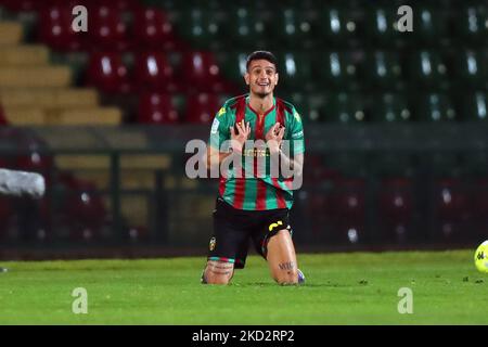 PartiPilo Anthony (Ternana) durante la partita di calcio italiana Serie B Ternana Calcio vs AC Monza il 15 febbraio 2022 allo Stadio libero liberati di Terni (Photo by Luca Marchetti/LiveMedia/NurPhoto) Foto Stock