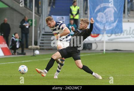 Duisburg, Germania. 05th Nov, 2022. Primo: 05.11.2022, calcio, 3rd divisione, 3rd divisione federale, stagione 2022/2023, 22/23, 15th:00 matchday MSV Duisburg - Spielvereinigung, SpVgg Bayreuth duels, Sebastian May Credit: dpa/Alamy Live News Foto Stock