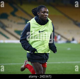 Deanne Rose (Reading)of Canada durante la Arnold Clark Cup tra la Germania e il Canada a Carrow Road, Norwich il 20th febbraio 2022 (Photo by Action Foto Sport/NurPhoto) Foto Stock