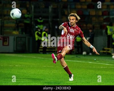 Di chiara Gianluca Reggina girato durante la partita di calcio italiano Serie B Frosinone vs Reggina il 23 febbraio 2022 allo stadio Benito Stirpe di Frosinone (Photo by Valentina Giannettoni/LiveMedia/NurPhoto) Foto Stock