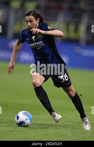 Matteo Darmian (FC Internazionale) in azione durante la serie A Match Inter - FC Internazionale vs US Salernitana il 04 marzo 2022 allo stadio San Siro di Milano (Foto di Francesco Scaccianoce/LiveMedia/NurPhoto) Foto Stock