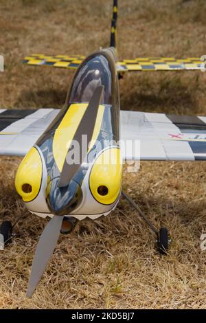 Flugtage - Air Show Wesel. Acrobazie veloci, velivoli vintage reali, modelli enormi e dimostrazioni spettacolari. Foto Stock