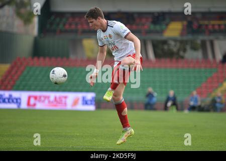 Gabriele Lunetta di Alessandria Calcio durante la Serie B Football Match tra Ternana Calcio e US Alessandria, allo Stadio libero liberati, il 19 marzo 2022, a Terni (Foto di Alberto Gandolfo/NurPhoto) Foto Stock