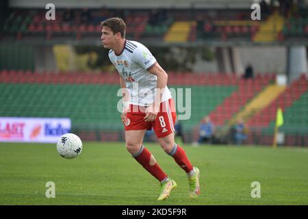 Gabriele Lunetta di Alessandria Calcio durante la Serie B Football Match tra Ternana Calcio e US Alessandria, allo Stadio libero liberati, il 19 marzo 2022, a Terni (Foto di Alberto Gandolfo/NurPhoto) Foto Stock