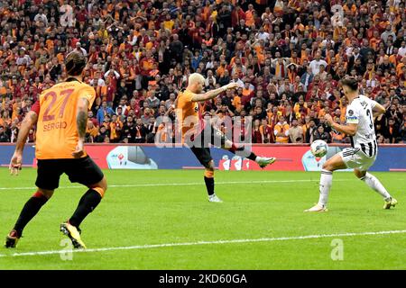 ISTANBUL - Mauro Icardi di Galatasaray COME punteggi durante la partita turca Super Lig tra Galatasaray AS e Besiktas AS allo stadio Ali Sami Yen Spor Kompleksi il 5 novembre 2022 a Istanbul, Turchia. ANP | altezza olandese | GERRIT DA COLONIA Foto Stock