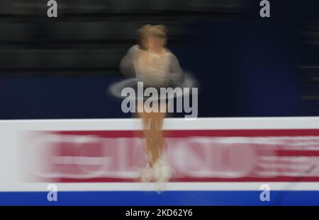 DASA GRM dalla Slovenia durante la finale Womens, al Sud de France Arena, Montpellier, Francia il 25 marzo 2022. (Foto di Ulrik Pedersen/NurPhoto) Foto Stock