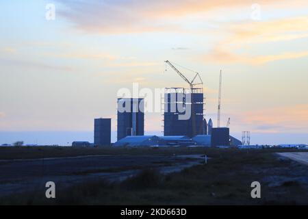 StarBase, Texas, il 26th marzo 2022. (Foto di Reginald Mathalone/NurPhoto) Foto Stock