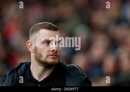 Sheffield, Regno Unito. 05th Nov 2022. Jack o'Connell #5 di Sheffield United in partecipazione alla partita del Campionato Sky Bet Sheffield United vs Burnley a Bramall Lane, Sheffield, Regno Unito, 5th novembre 2022 (Photo by ben Early/News Images) a Sheffield, Regno Unito il 11/5/2022. (Foto di ben Early/News Images/Sipa USA) Credit: Sipa USA/Alamy Live News Foto Stock