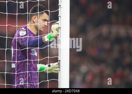 Il portiere della città di Bristol Max o'Leary durante la partita del campionato Sky Bet tra Middlesbrough e Bristol City al Riverside Stadium di Middlesbrough sabato 5th novembre 2022. (Credit: Trevor Wilkinson | NOTIZIE MI) Credit: NOTIZIE MI e sport /Alamy Live News Foto Stock