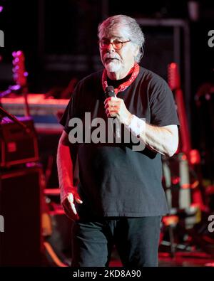 St. Augustine, USA. 04 NOV 2022. Randy Owen dell'Alabama suona davanti ad un pubblico dal vivo durante il loro 50th Anniversary Tour. Credit: Bill Ragan/Alamy Live News Foto Stock