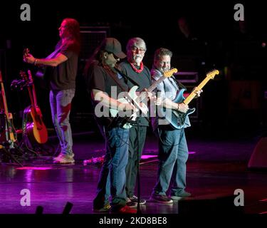 St. Augustine, USA. 04 NOV 2022. Randy Owen dell'Alabama suona davanti ad un pubblico dal vivo durante il loro 50th Anniversary Tour. Credit: Bill Ragan/Alamy Live News Foto Stock