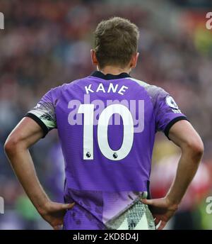 Londra, Inghilterra - APRILE 23: Harry Kane di Tottenham Hotspur durante la Premier League tra Brentford e Tottenham Hotspur al Brentford Community Stadium , Londra, Inghilterra il 23rd Aprile 2022 (Photo by Action Foto Sport/NurPhoto) Foto Stock