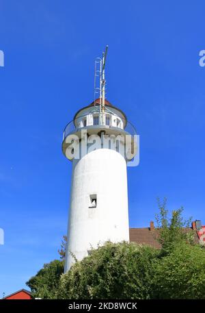 Il Lotsenturm Usedom a Karnin, Germania Foto Stock