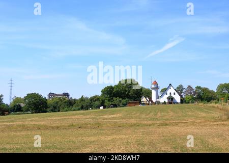 Il Lotsenturm Usedom a Karnin, Germania Foto Stock