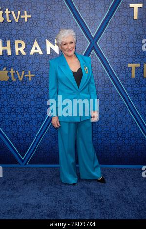 NEW YORK, NEW YORK - MAGGIO 04: Glenn Close partecipa alla prima stagione 'Teheran' 2 di Apple TV al Robin Williams Center il 04 maggio 2022 a New York City. (Foto di John Nacion/NurPhoto) Foto Stock