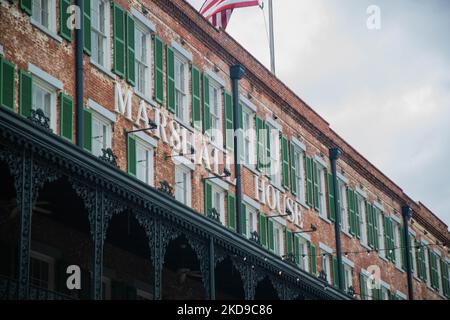 The Marshall House a Savannah, Georgia Foto Stock