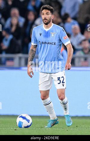 Danilo Cataldi della SS Lazio durante la Serie A match tra SS Lazio e UC Sampdoria il 7 maggio 2022 a Roma. (Foto di Giuseppe Maffia/NurPhoto) Foto Stock