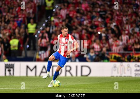 Josema Gimenez durante la Liga incontro tra Atletico de Madrid e Real Madrid a Wanda Metropolitano il 09 maggio 2022 a Madrid, Spagna. (Foto di Rubén de la Fuente Pérez/NurPhoto) Foto Stock