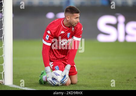 Empoli, Italia. 05th Nov 2022. Guglielmo Vicario (Empoli FC) in occasione di Empoli FC vs US Sassuolo, campionato italiano di calcio Serie A match in Empoli, Italia, Novembre 05 2022 Credit: Independent Photo Agency/Alamy Live News Foto Stock