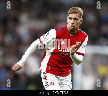 Emile Smith Rowe dell'Arsenal durante la Premier League tra Tottenham Hotspur e Arsenal allo stadio Tottenham Hotspur , Londra, Inghilterra il 12th maggio 2022 (Photo by Action Foto Sport/NurPhoto) Foto Stock