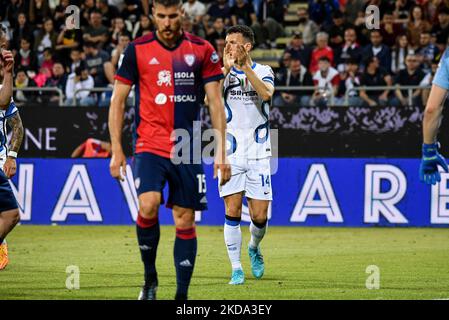 Ivan Perisic dell'Inter FC durante la serie calcistica italiana Cagliari Calcio vs Inter - FC Internazionale il 15 maggio 2022 all'Unipol Domus di Cagliari (Photo by Luigi Canu/LiveMedia/NurPhoto) Foto Stock