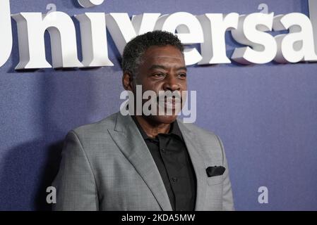 NEW YORK, NEW YORK - Maggio 16: Ernie Hudson partecipa al 2022 NBCUniversal Upfront al Mandarin Oriental Hotel il 16 Maggio 2022 a New York City. (Foto di John Nacion/NurPhoto) Foto Stock