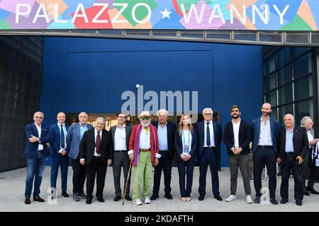 Cerimonia di apertura di pala Wanny durante l'evento cerimonia di apertura di pala Wanny il 19 maggio 2022 presso la pala Wanny di Firenze (Foto di Lisa Guglielmi/LiveMedia/NurPhoto) Foto Stock