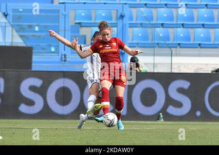 benedetta glionna (roma) durante la Coppa Italia finale di calcio femminile - Juventus FC - AS Roma il 22 maggio 2022 allo stadio Paolo Mazza di Ferrara (Photo by Alessio Tarpini/LiveMedia/NurPhoto) Foto Stock