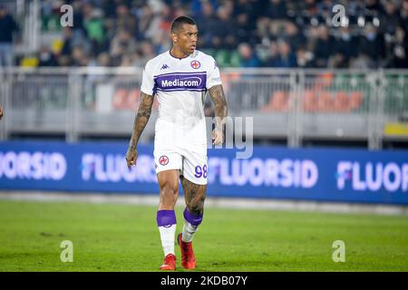 Il ritratto di Igor della Fiorentina durante la serie di calcio italiana Una partita Venezia FC vs ACF Fiorentina il 18 ottobre 2021 allo stadio Pier Luigi Penzo di Venezia (Photo by Ettore Griffoni/LiveMedia/NurPhoto) Foto Stock