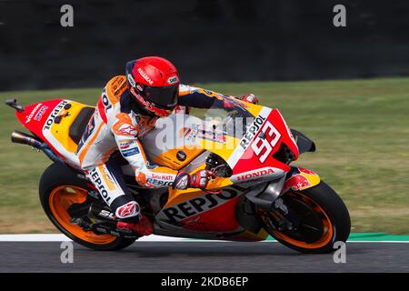 93 Marc MARQUEZ (Repsol Honda Team) durante il Campionato del mondo MotoGP Gran Premio dâ Italia Oakley Race il 29 maggio 2022 al circuito Internazionale del Mugello di Scarperia (Fi) (Foto di Valerio Origo/LiveMedia/NurPhoto) Foto Stock