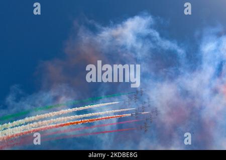 La sfilata per la 76th° Giornata della Repubblica Italiana, a Roma, Italia, il 2 giugno 2022 (Foto di Riccardo Fabi/NurPhoto) Foto Stock