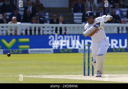 LONDRA INGHILTERRA - GIUGNO 04: Joe Root (Yorkshire) durante LA SERIE DI TEST ASSICURATIVI 1st Test, Day 3, (Day 3 of 5) tra l'Inghilterra contro la Nuova Zelanda a Lord's Cricket Ground, Londra il 04th Giugno , 2022 (Photo by Action Foto Sport/NurPhoto) Foto Stock