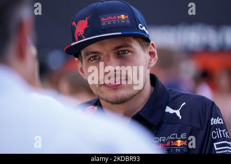 Max Verstappen di Olanda alla guida della (1) Oracle Red Bull Racing RB18 Red Bull RBPTH001 durante il Gran Premio di Formula 1 di Monaco il 27-28 maggio 2022 a Montecarlo, Monaco. (Foto di Alessio Morgese/NurPhoto) Foto Stock