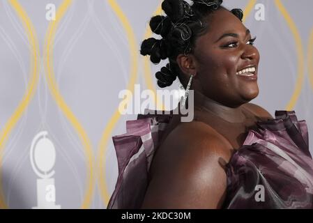 Danielle Brooks partecipa ai Tony Awards annuali 75th del 3 West Club il 12 giugno 2022 a New York City. (Foto di John Nacion/NurPhoto) Foto Stock