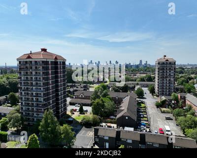 Inner City Manchester Foto Stock