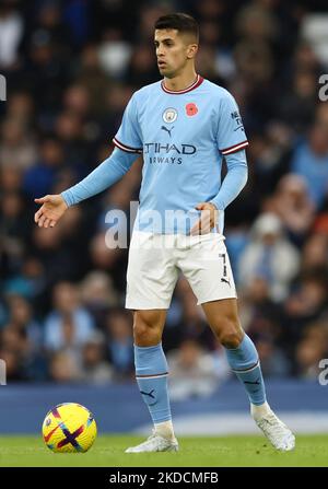 Manchester, Inghilterra, 5th novembre 2022. Joao Cancelo di Manchester City durante la partita della Premier League all'Etihad Stadium, Manchester. L'immagine di credito dovrebbe essere: Darren Staples / Sportimage Foto Stock