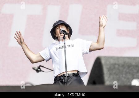 LANDGRAAF, PAESI BASSI - 19 GIUGNO: I tornelli suonano dal vivo al Pinkpop Festival 2022 il 19 giugno 2022 a Megaland Landgraaf, Paesi Bassi. (Foto di Roberto Finizio/NurPhoto) Foto Stock