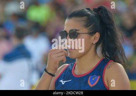 Roberta Bruni vince la pista e il campo assolute a Rieti il 26 giugno 20220. A Rieti, Italia. (Foto di Riccardo Fabi/NurPhoto) Foto Stock