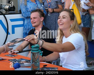 Durante la European le Mans Series 2022, a Monza (MB), Italia il 3 luglio 2022 (Foto di Loris Roselli/NurPhoto) Foto Stock