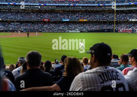 Il giudice Aaron dei New York Yankees durante una partita di baseball Foto Stock