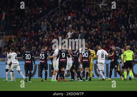 Milano, Italia, 5th novembre 2022. Durante la Serie A match a Giuseppe Meazza, Milano. L'immagine di credito dovrebbe essere: Jonathan Moskrop / Sportimage Foto Stock