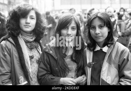 La Giornata internazionale della donna 1982 è stata tradizionalmente celebrata con dimostrazioni, in Germania Foto Stock