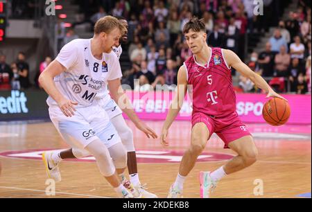 Bonn, Germania. 05th Nov 2022. Basketball Bundesliga Matchday 6, Telekom Basket Bonn - MLP Academy Heidelberg, Credit: Juergen Schwarz/Alamy Live News Foto Stock