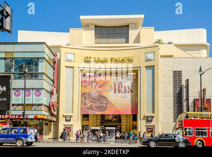 HOLLYWOOD, CALIFORNIA - 26 AGOSTO 2012: Il Dolby Theatre (noto anche come Kodak Theatre) è sede degli Academy Awards (noti anche come Oscar), come si è visto a Los Angeles (Hollywoo Foto Stock