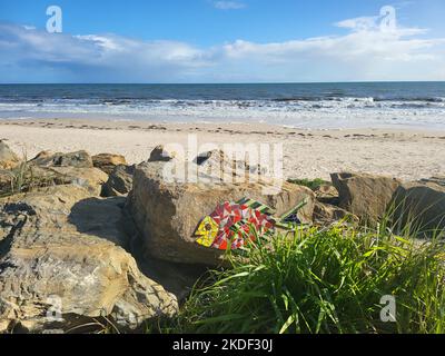 Henley Beach Jetty, Adelaide, South Australia Foto Stock