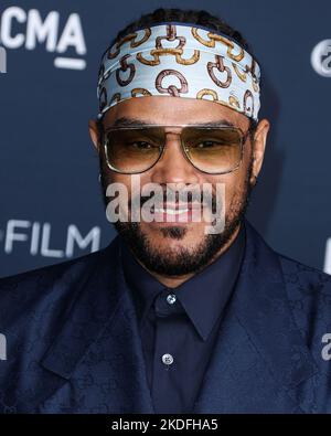 LOS ANGELES, CALIFORNIA, USA - 05 NOVEMBRE: Maxwell arriva al 11th° LACMA Art + Film Gala 2022 annuale presentato da Gucci, tenutosi presso il Los Angeles County Museum of Art il 5 novembre 2022 a Los Angeles, California, Stati Uniti. (Foto di Xavier Collin/Image Press Agency) Foto Stock