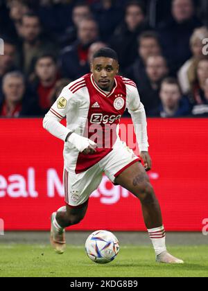 AMSTERDAM - Steven Bergwijn di Ajax durante la partita olandese di Eredivie tra AFC Ajax e PSV alla Johan Cruijff Arena il 6 novembre 2022 ad Amsterdam, Paesi Bassi. ANP MAURICE VAN STEEN Foto Stock