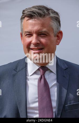 Londra, Regno Unito. 7th settembre 2022. Jonathan Ashworth, deputato, Segretario di Stato ombra per il lavoro e le pensioni del Partito laburista Foto Stock